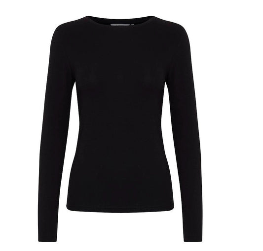 b.young t-shirt da donna manica lunga Pamila 20807594 80001 nero