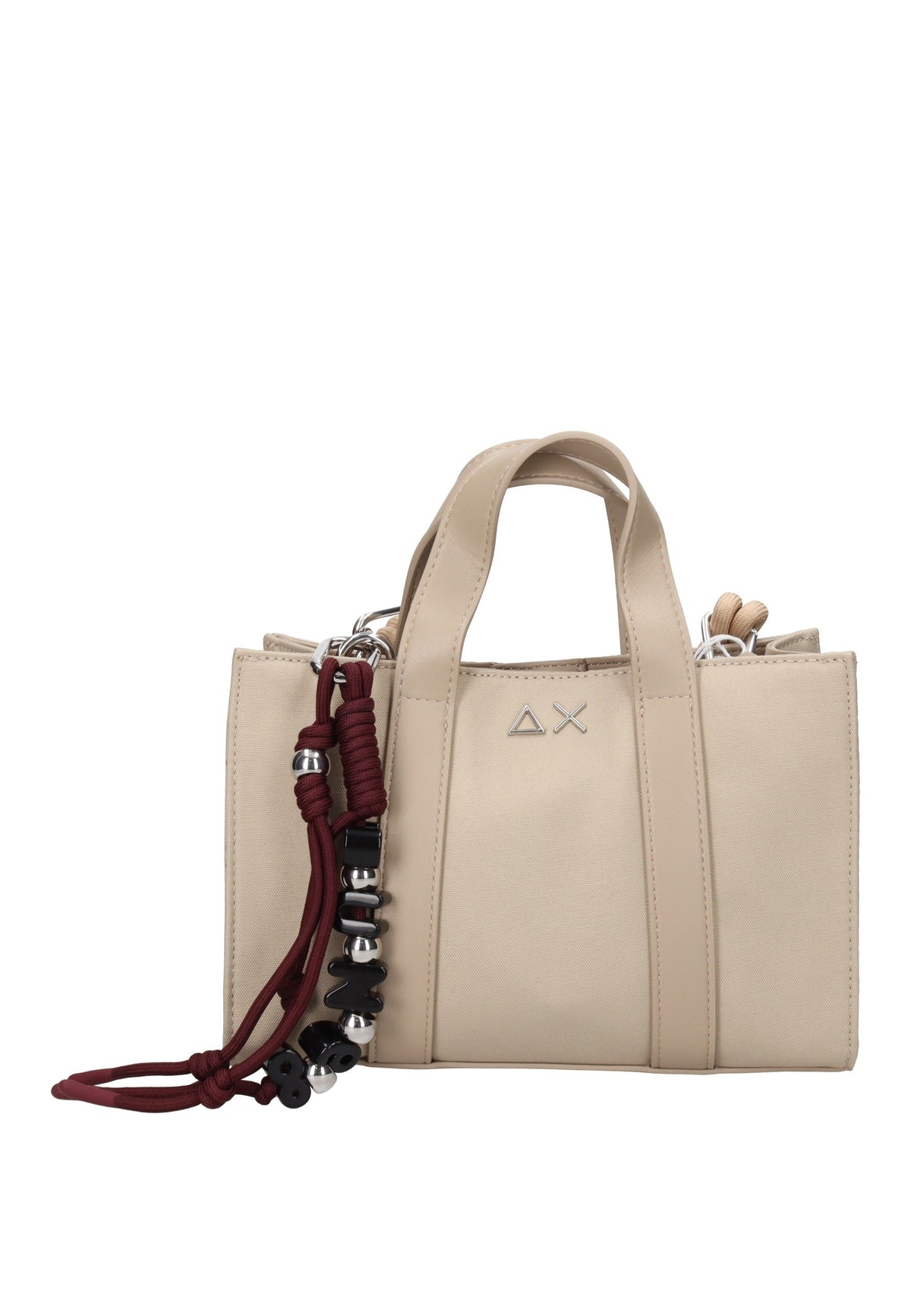 Mini Bag SUN68 Everyday in Tessuto – Borsa a Mano Quotidiana con Charm