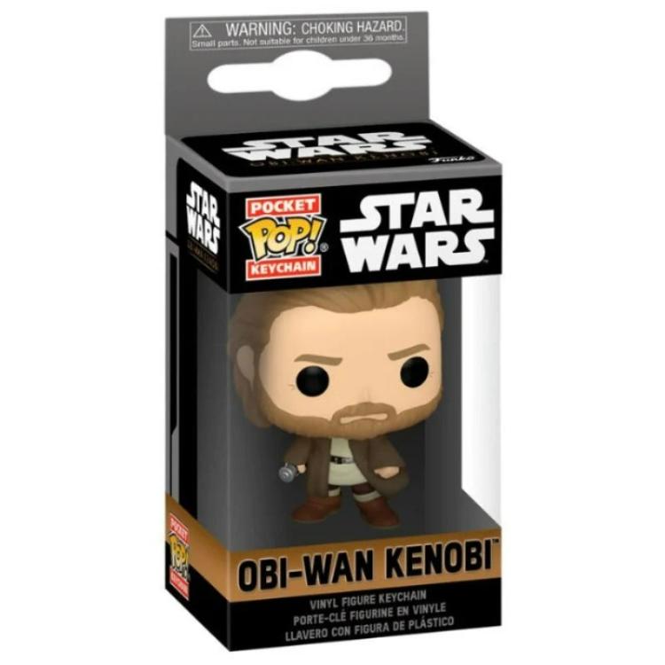 Funko Pop! Keychain Pocket Star Wars (Obi Wan Kenobi) Schlüsselanhänger Vinyl Figur