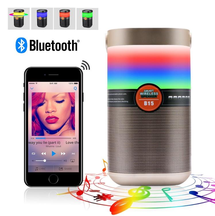 Bluetooth-Lautsprecherlampe, Multicolor, Smart-Lampe, LED, Farbtherapie, Freisprecheinrichtung