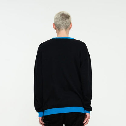 Santa Cruz Maglia girocollo manica lunga Shark Trip Knit Crew multicolor