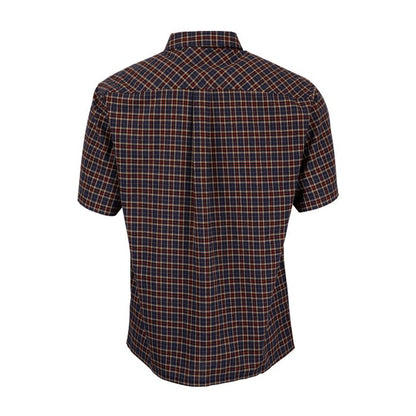 Santa Cruz Mini Hand S/S Shirt camicia da uomo manica corta a quadri blu check