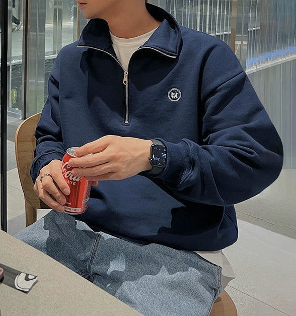 Pullover mit Reißverschluss