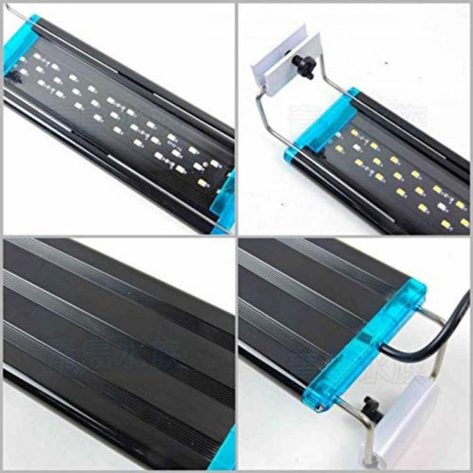 Plafoniera Led Luce Bianca Blu Lampada Per Acquario Barra Da 40 A 50Cm Slim -D93