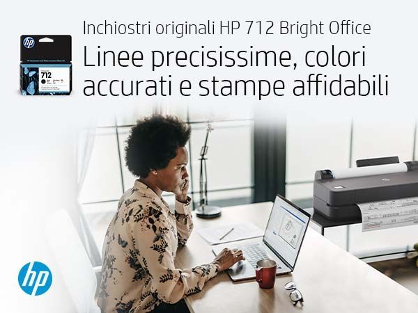 HP Cartuccia di inchiostro giallo originale DesignJet 712 da 29 ml [3ED69A]