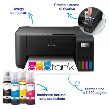 Epson EcoTank ET-2860 stampante multifunzione a serbatoio [C11CJ67428]