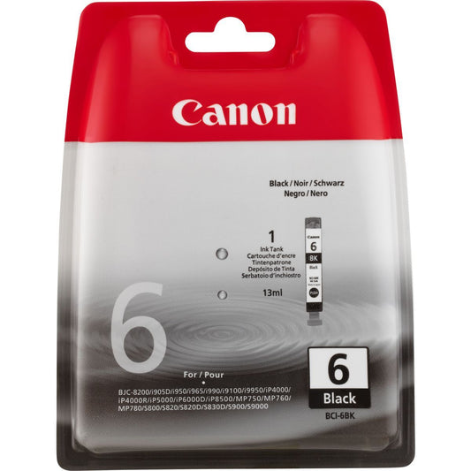 Canon Cartuccia d'inchiostro nero BCI-6BK [4705A002]