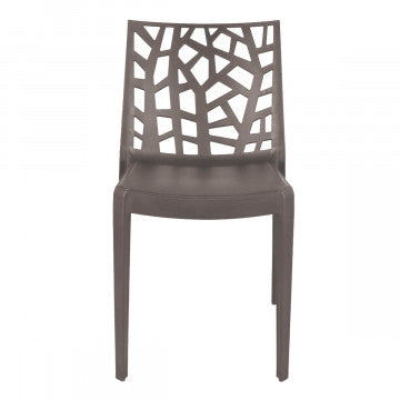 Sedia Matrix - Sedia impilabile in polipropilene con tappi antiscivolo cm 55 x 47 x 82 h