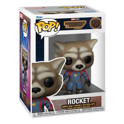 Funko Pop ! Marvel - Guardians Of The Galaxy Vol. 3 - (1202) Rocket Figure Vinyl