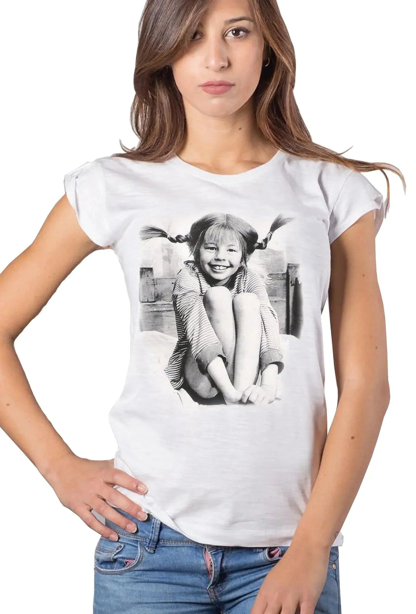 T-shirt Donna Bambina con Treccine