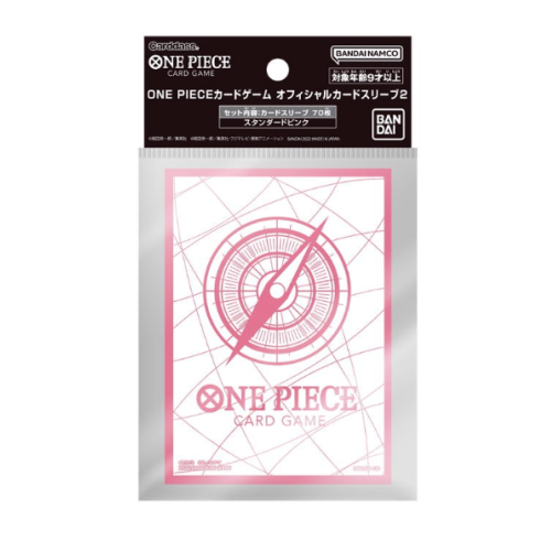 Bandai Namco - Card Game Protector One Piece - 70 Sleeves Rosa Protezione Carte