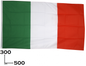 ITALIAN FLAG WITH EYELET FOR POLE LARGE ITALIAN TRICOLOR 3X5 METERS GIANT