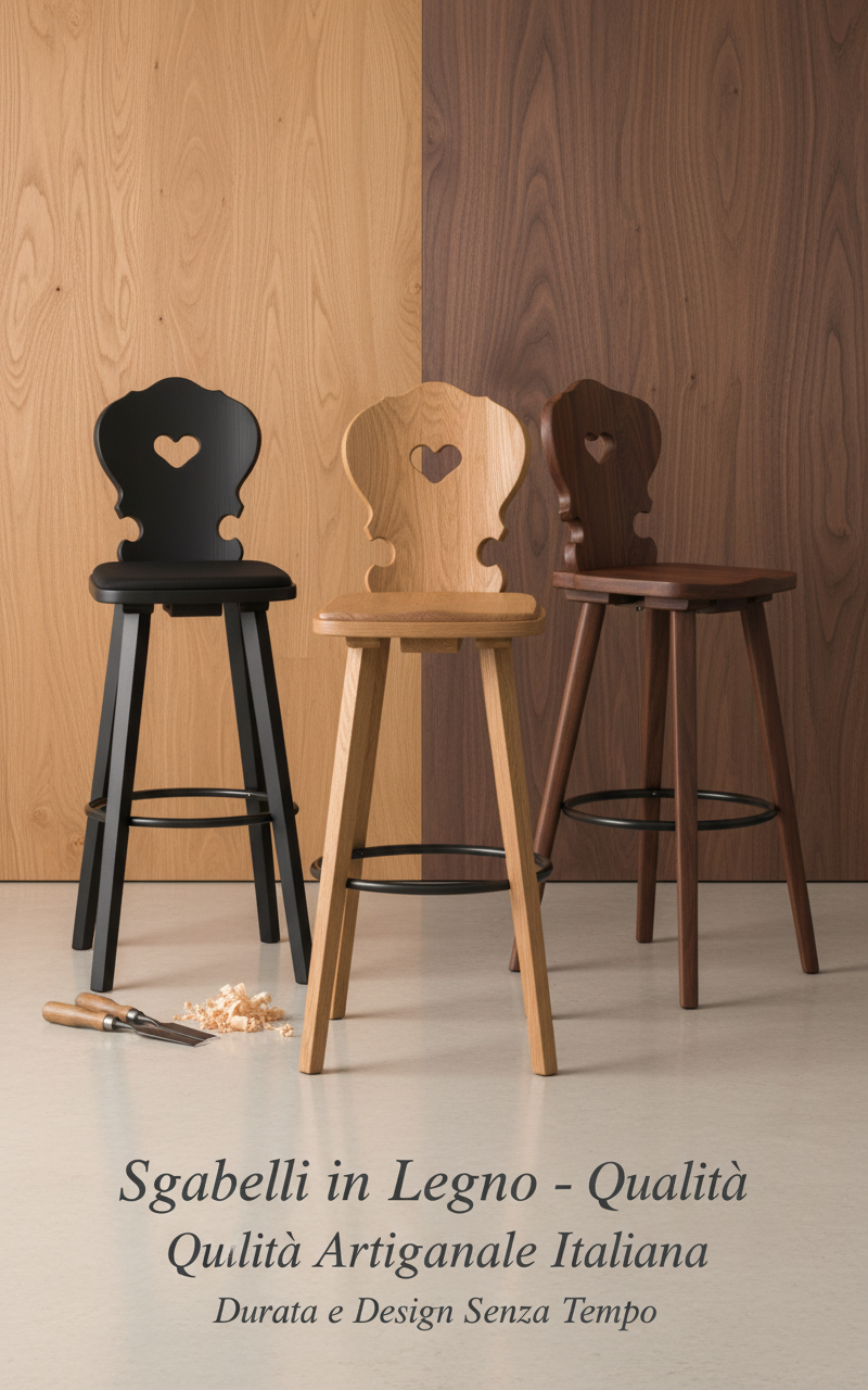 Tiroler Hocker Naturfarben Massivholz Holzsitz Roma Bergamo Pavia Grosseto Aosta Biella Torino