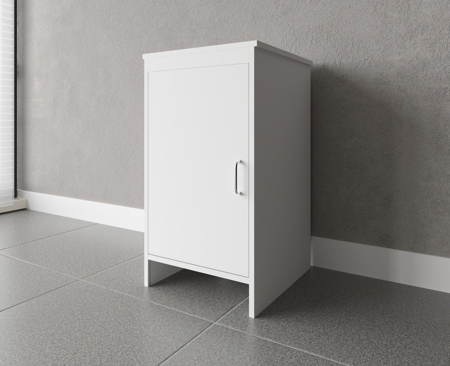 Base per Composizione Lavanderia in PVC, Kit Completo 45x50 cm, Modello Garden, Ideale per Spazi Funzionali e Facile da Montare