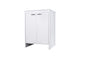PVC Laundry Cabinet Base, Complete 60x50 cm Kit, Garden Model, Ideal for Functional Spaces and Easy to Assemble