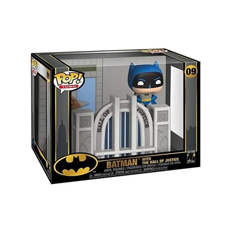 Funko Pop! Town (09) Batman With The All Of Justice Vinylfigur 15cm Statue