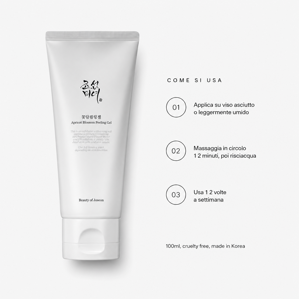Beauty of Joseon Apricot Peeling Gel – Esfoliante Viso 100ml