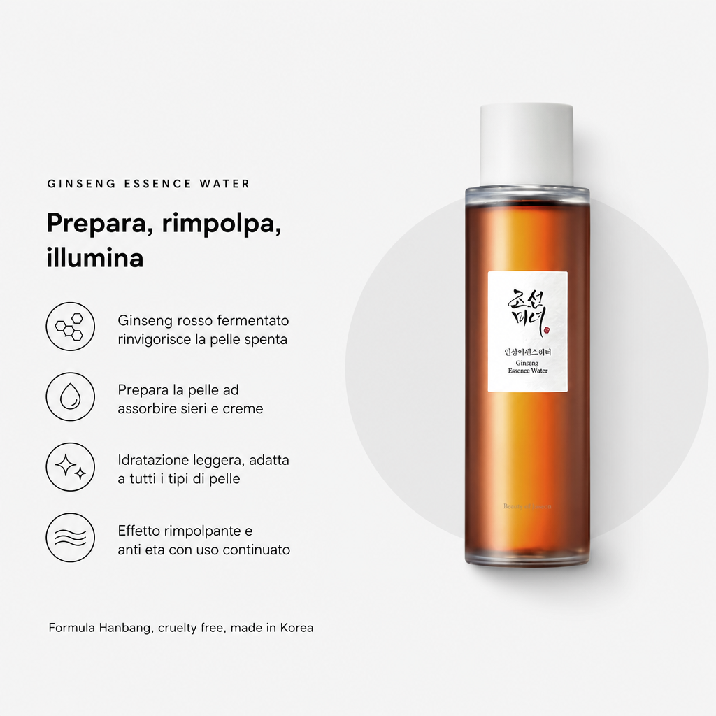 Beauty of Joseon Ginseng Essence Water – Tonico al Ginseng 150ml