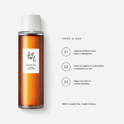 Beauty of Joseon Ginseng Essence Water – Tonico al Ginseng 150ml