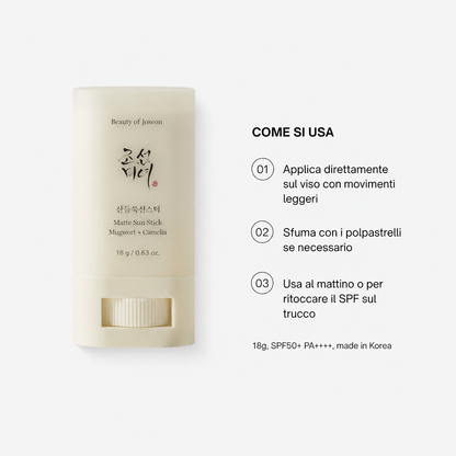 Beauty of Joseon Matte Sun Stick SPF50+ – Solare Mat 18g