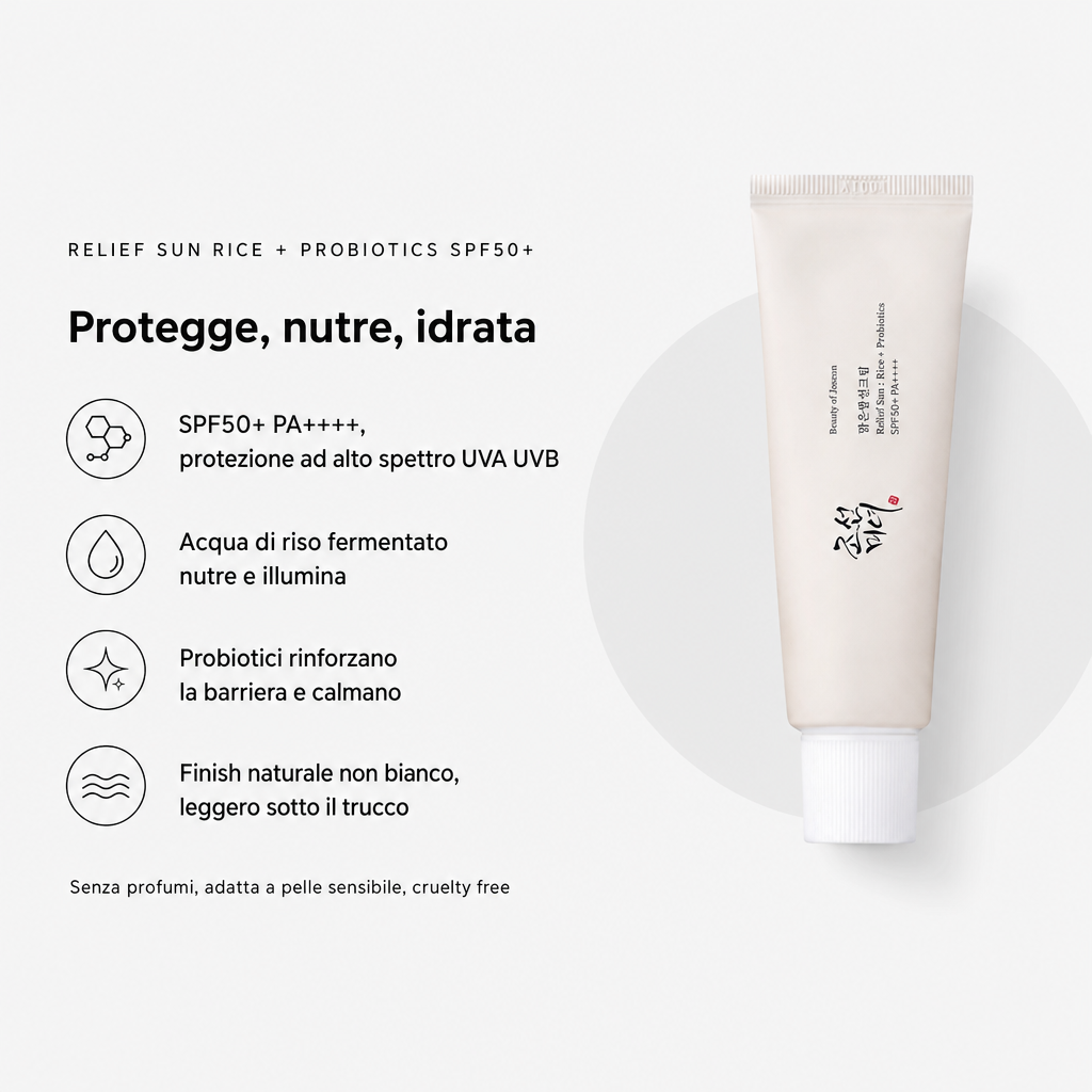 Beauty of Joseon Relief Sun SPF50+ – Crema Solare 50ml