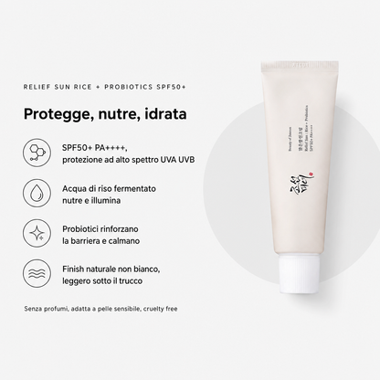 Beauty of Joseon Relief Sun SPF50+ – Crema Solare 50ml