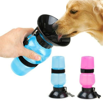 Tragbare Trinkflasche für Hunde Katzen Haustiere Wasserspender Trinknapf Reisenapf