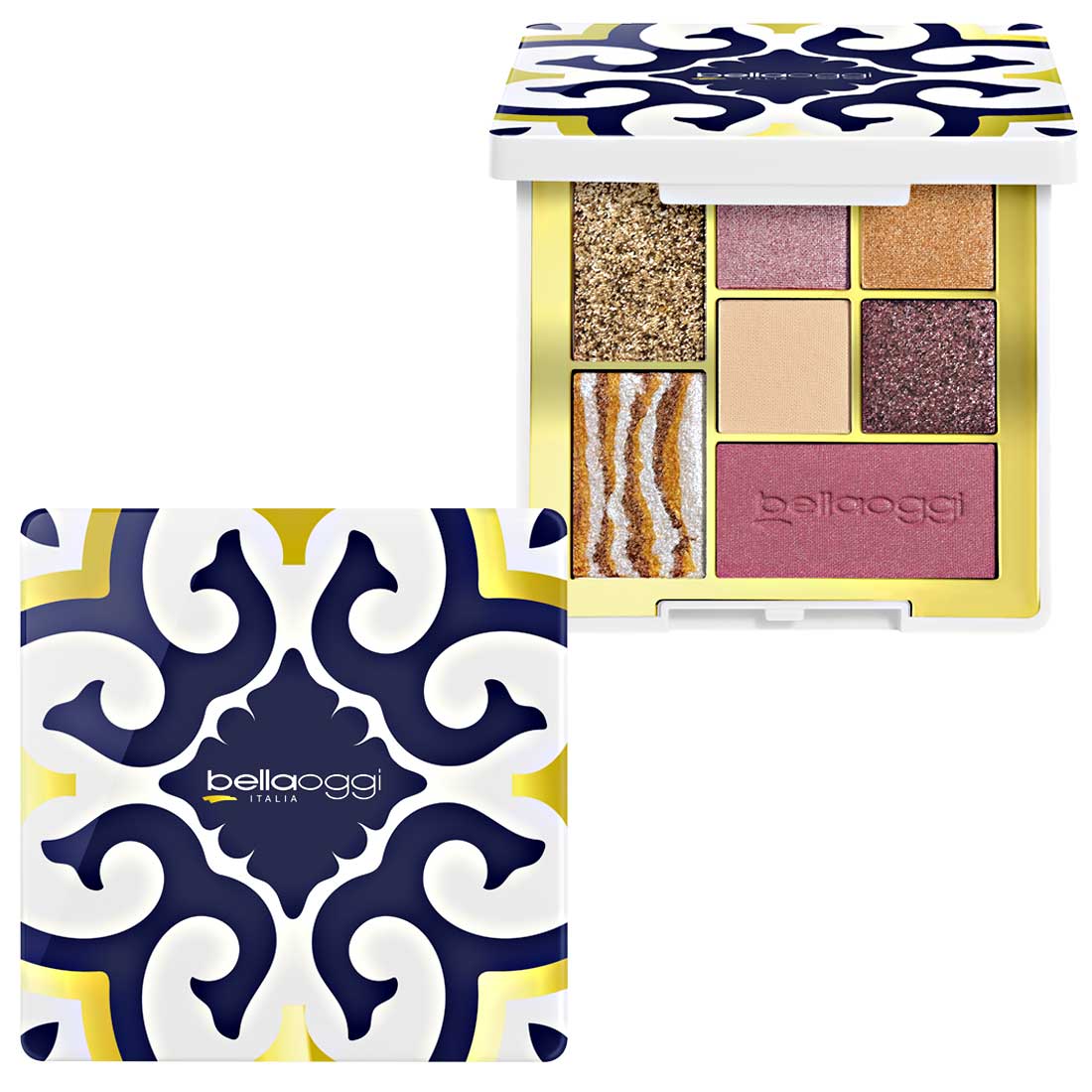 Bellaoggi Mediterranean Frames Trousse Piccola – Palette Ombretti e Blush