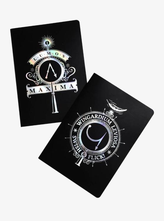 Harry Potter (2er Pack) Notizbücher Wingardum Leviosa Lumos Maxima