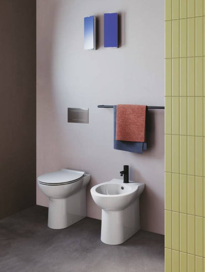 Bidel filo muro modello Fast in Ceramica colore Bianco