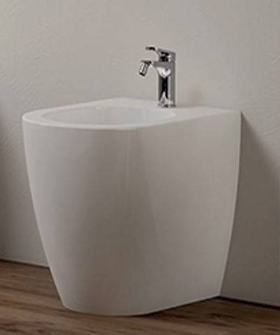 Bidet da terra Comoda 36x54xh42 cm bianco lucido Monoforo