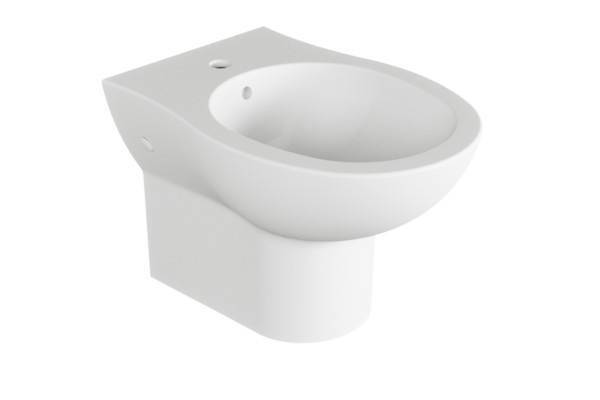 Bidet Sospeso Modello Fast in Ceramica Bianca Lucida
