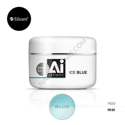 Silcare Gel Costruttore Monofase Affinity Ice Blue Ricostruzione Per Unghie 50G