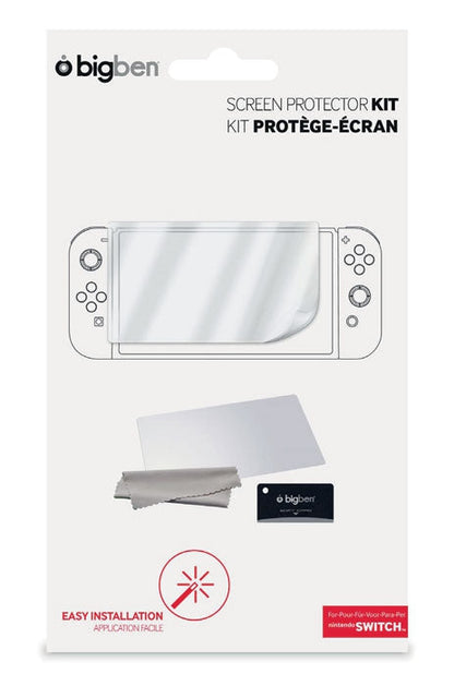BigBen Schutzfolie Nintendo Switch / OLed Displayschutzfolie