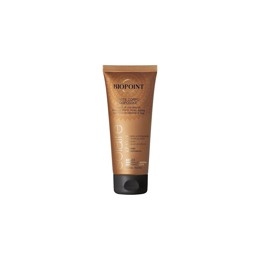 Biopoint Latte Corpo Doposole 100ml – Idratante e Lenitivo Dopo il Sole Formato Travel