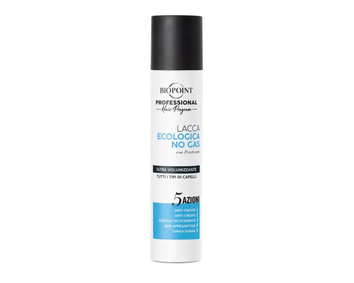 Biopoint Professional Lacca Spray No Gas 300ml – Capelli Fissati Definiti Leggeri