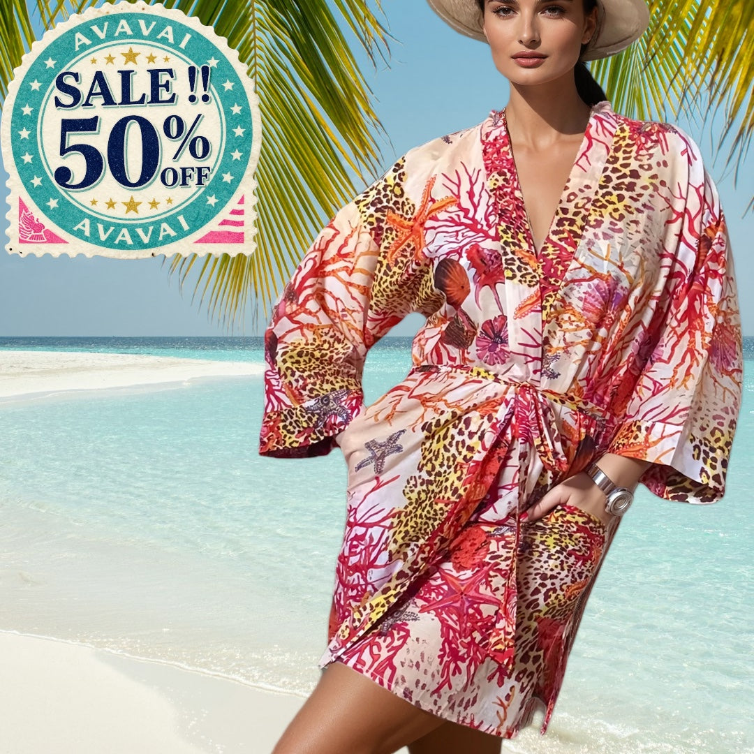 Strandkimono 🪭 Koralle