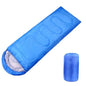Sleeping Bag 10° Summer/Winter Hooded Camping Waterproof 210X70 Blue