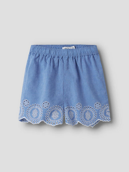 Name It Pantaloncino Bimba NMFFERMA 13254685 Purple Impression | Chambray Broderie