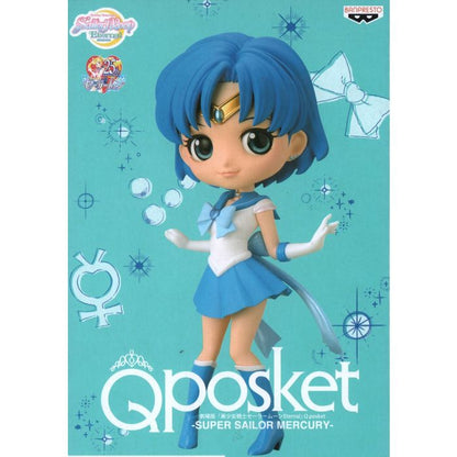 BANPRESTO Q POSKET ETERNAL THE MOVIE - SAILOR MOON MERCURY A STATUE FIGUR 14CM