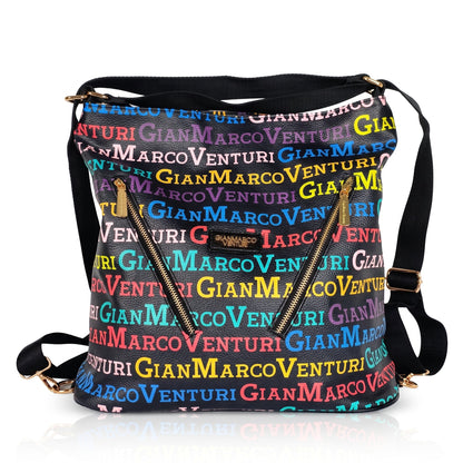 Gianmarco Venturi 2-in-1 Hobo & Backpack, Multicolor