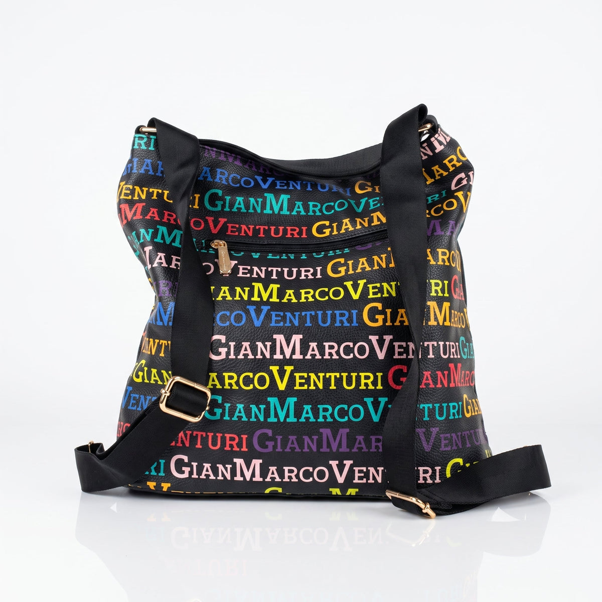 Gianmarco Venturi 2-in-1 Hobo & Backpack, Multicolor