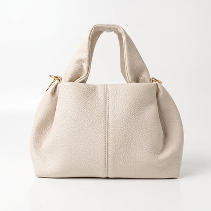 Coconuda Borsa a Mano in Ecopelle Goffrata con Charm Decorativo e Tracolla