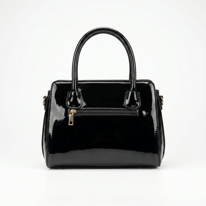 Stile Donna Bags - Borsa a Mano in Pelle Verniciata