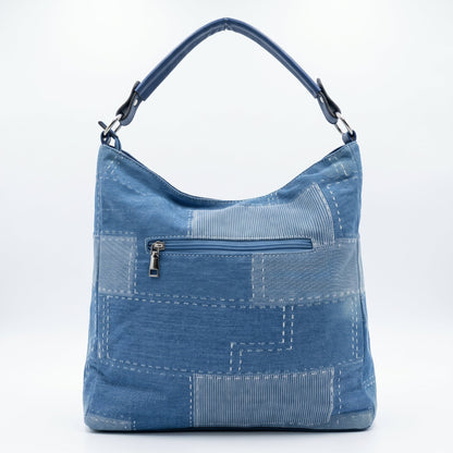 Borsa a Spalla in Denim Urban Edge