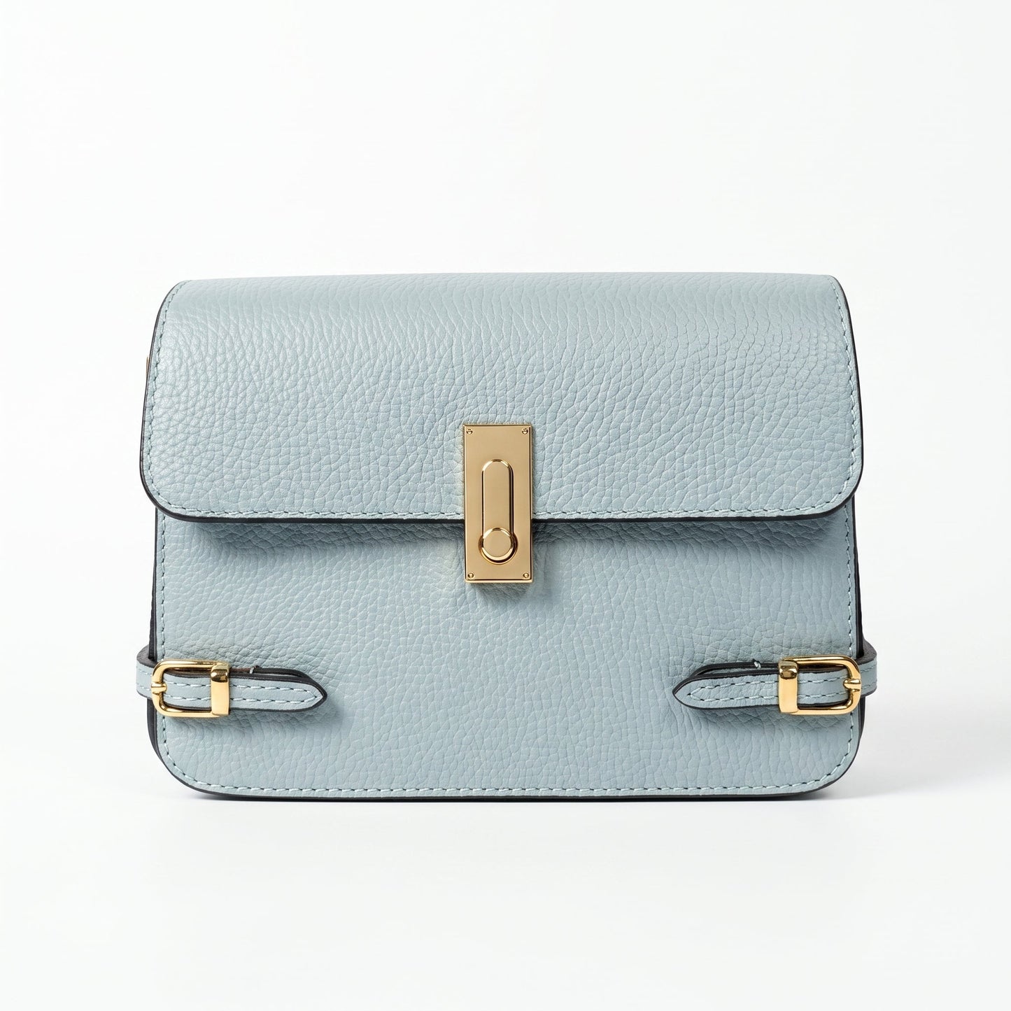 Stile Donna Bags - Buckle Up Borsa a Tracolla in Vera Pelle
