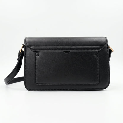 Charro Shoulder Bag with Gold Metal Logo