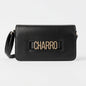 Charro Shoulder Bag with Gold Metal Logo