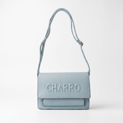 Charro Shoulder Bag with Embossed Logo