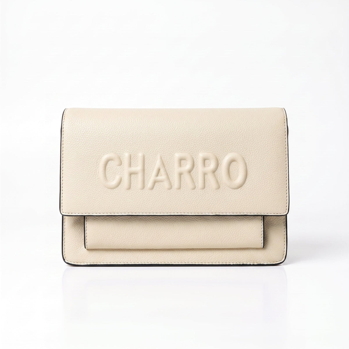 Charro Shoulder Bag with Embossed Logo